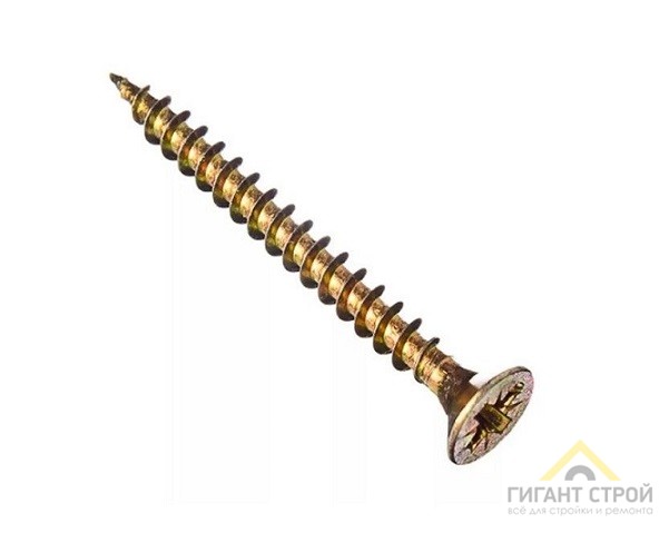 Саморез универсальный 6,0*120 мм желтый