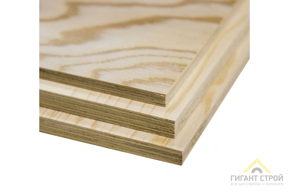 Фанера хвойная ФСФ 1220*2440*21 мм Строительная НШ (25шт)